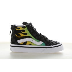 Baby Shoes - Vans Sk8-Hi Zip Glow Flame - Black-Multicolor