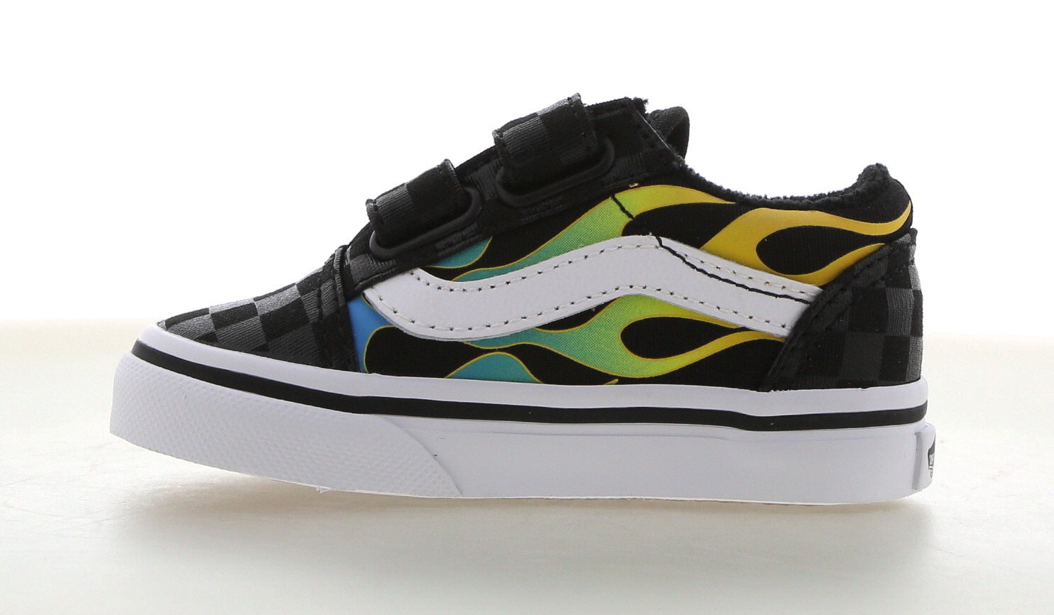 flaming vans old skool