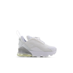 Baby Shoes - Nike Air Max 270 - White-White-Metallic Silver