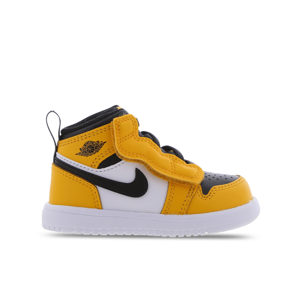 Jordan 1 Mid Baby and Toddler Shoe - Yellow - AR6352-701