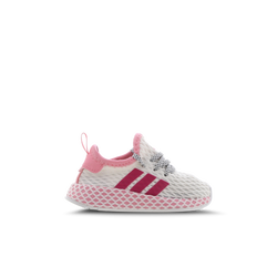 Baby Shoes - adidas Deerupt - White-Pink-White