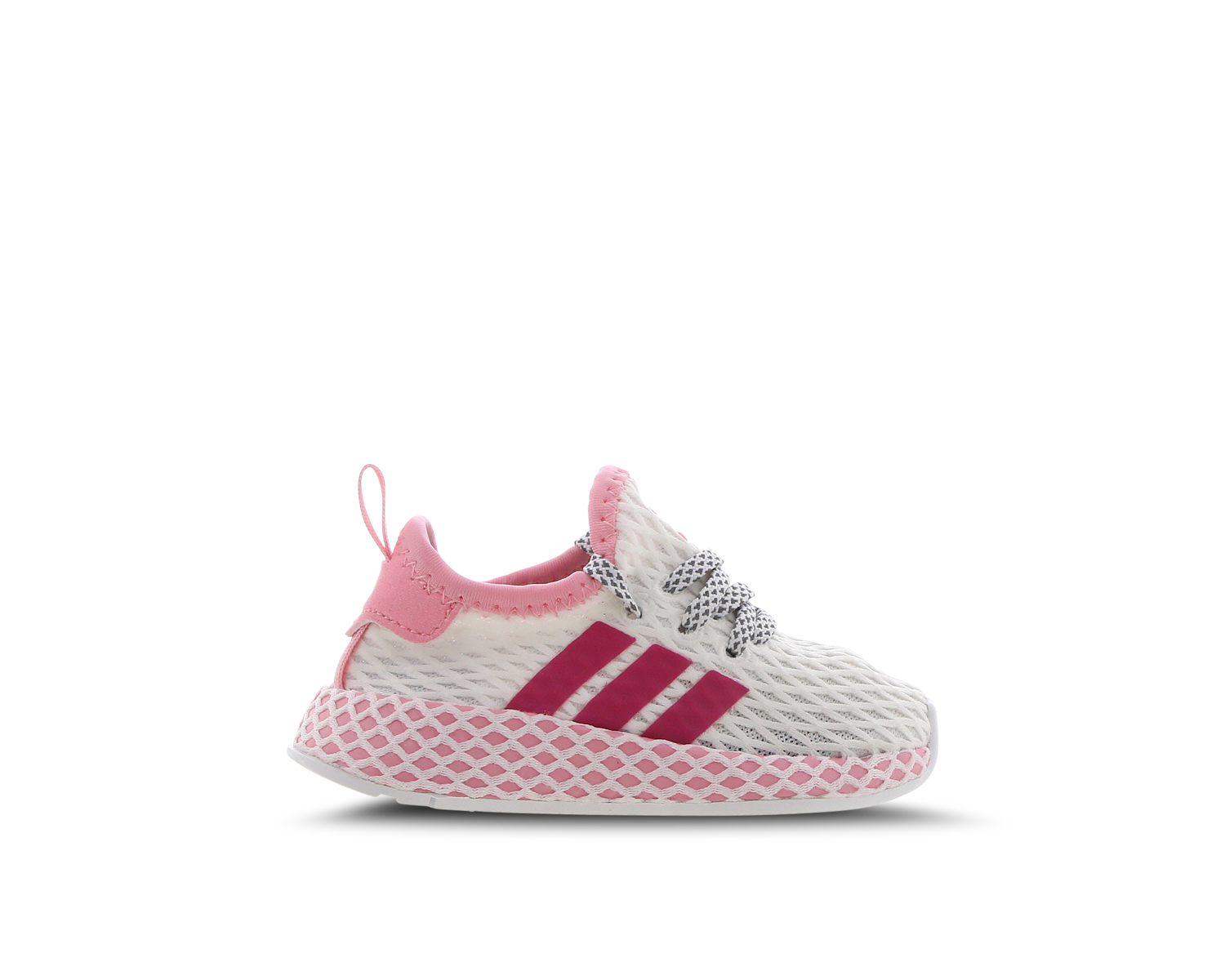 adidas deerupt white and pink