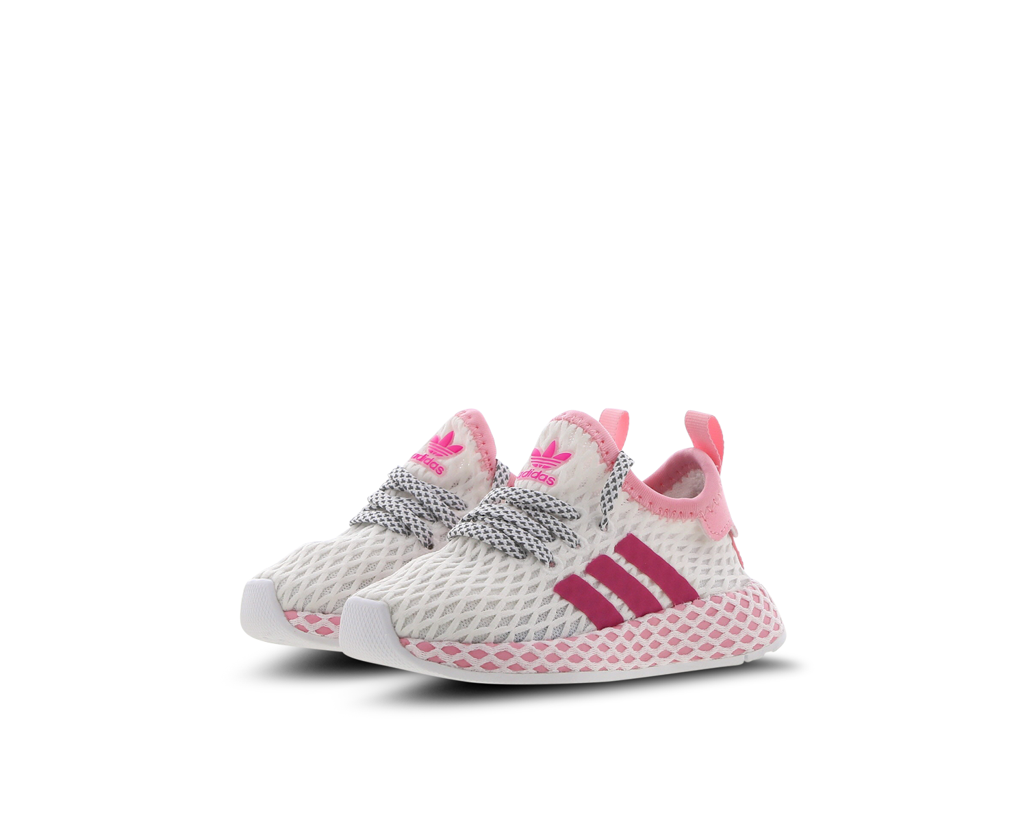 pink adidas deerupt