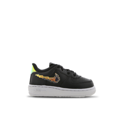 Baby Shoes - Nike Air Force 1 Low - Black-Multicolor-White