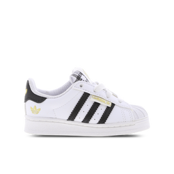 Baby Shoes - adidas Superstar Velcro - White-Core Black-Gold Met.