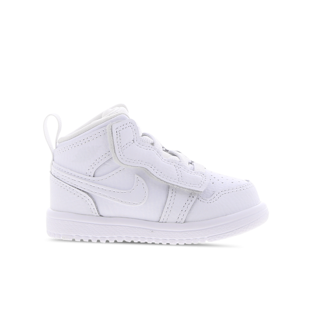 Jordan 1 Mid-sko til babyer/småbørn - Hvid - AR6352-126