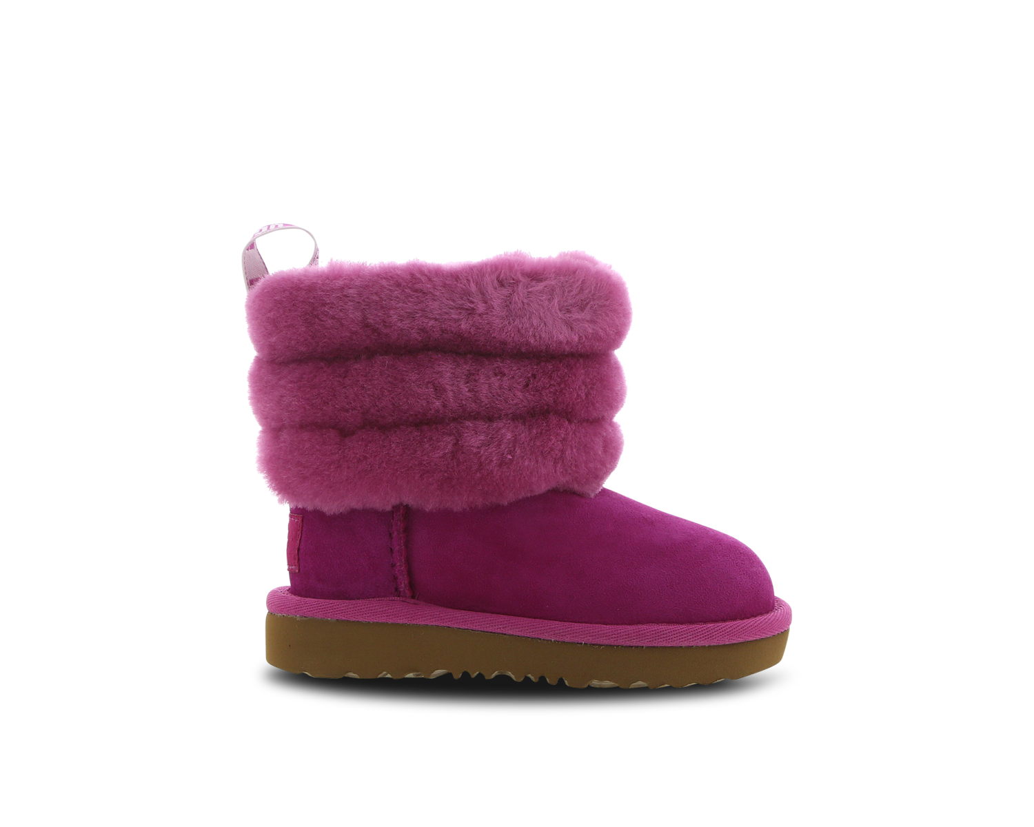 ugg fluff mini quilted pink