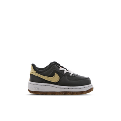 Baby Shoes - Nike Air Force 1 Low - Black-Solar Flare-White