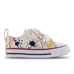 Baby Shoes - Converse Chuck Taylor All Star Ox Seasonal - White-Multicolor-Garnet
