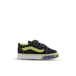 Baby Shoes - Vans Old Skool Velcro - Black-Green