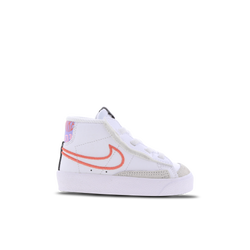 Baby Shoes - Nike Blazer Mid - White-Magic Ember-Purple Pulse