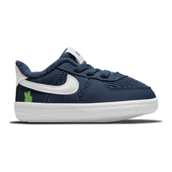 Bebes Chaussures - Nike Air Force 1 Crib - Midnight Navy-White-Lime Glow
