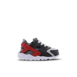 Baby Shoes - Nike Huarache - Dk Smoke Grey-University Red-Lt Smoke Grey