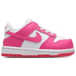 Baby Shoes - Nike Dunk Low - White-Laser Fuchsia