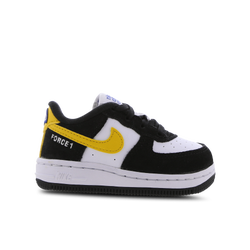Baby Shoes - Nike Air Force 1 Low - Black-Dark Sulfur-White