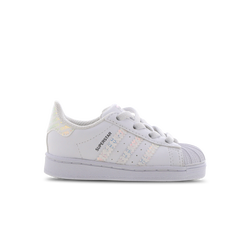 Baby Schuhe - adidas Superstar Iridescent Logo - White-Blue-Red