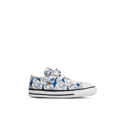Baby Shoes - Converse Chuck Taylor All Star Low Velcro - Photon Dust-Rush Blue-White