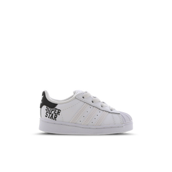 Baby Shoes - adidas Superstar Logo - White-Black-White