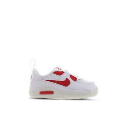 Baby Shoes - Nike Air Max 90 Crib - White-Hyper Red