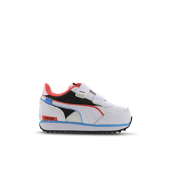 Baby Shoes - Puma Rider Strike - White-Black-Hot Coral