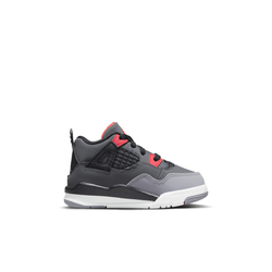 Baby Shoes - Jordan Retro 4 Bloodline - Dk Grey-Infrared 23-Black