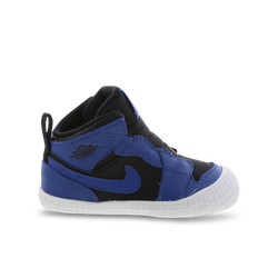 Bebes Chaussures - Jordan 1 Crib - Dk Marina Blue-Black-White
