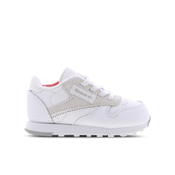 Baby Shoes - Reebok Classic Leather - Ftwr White-Mgh Solid Grey-Rhodonite