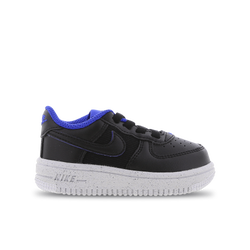 Baby Shoes - Nike Air Force 1 Low - Black-Black-Racer Blue