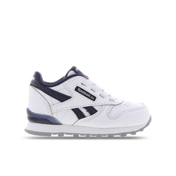 Baby Schoenen - Reebok Classic Leather - White-White-Vector Navy