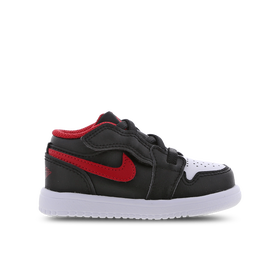 Aj1 Low - Baby - Black / Fire Red / White