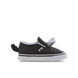 Baby Shoes - Vans Slip On - Dino Black-True White-White