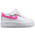 Nike Air Force 1 Low - Baby Shoes White-Laser Fuchsia