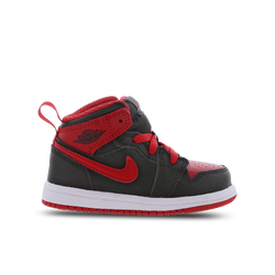 Bebes Chaussures - Jordan 1 Mid - Black-Fire Red-White