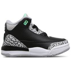 Baby Schuhe - Jordan AJ3 Retro - Black-Green Glow-Wolf Grey