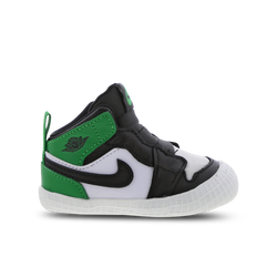 Baby Shoes - Jordan Crib Bootie - Black-Lucky Green-White