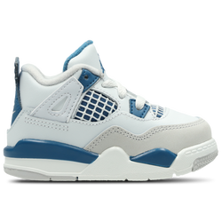 Baby Schuhe - Jordan AJ4 Retro - Off White-Military Blue