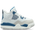 Jordan 4 Retro - Infants Shoes Off White-Military Blue-Neutral Grey