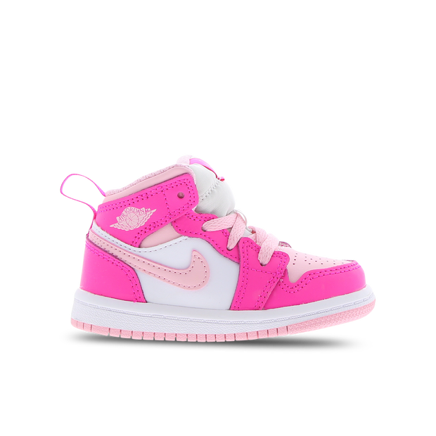 Chaussure Jordan 1 Mid pour bébé et tout-petit - Blanc - FD8782-116