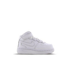 Baby Shoes - Nike Air Force 1 Mid - White-White