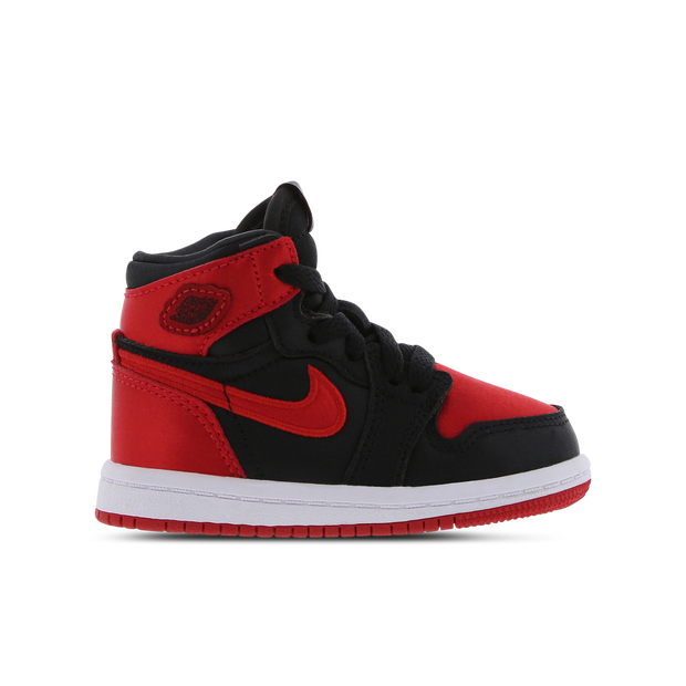Jordan Air Jordan 1 Retro Hi Og Satin Td, Schwarz/university Rot-weiß - FD5305-061