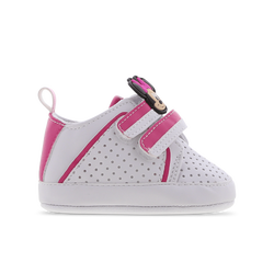 Baby Shoes - GROUND UP Minnie Velcro Low Top - White-Fushia