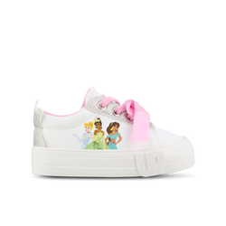 Bebés Zapatillas - GROUND UP Princess Low Top - White-Pink-White