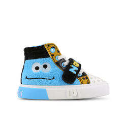 Bebes Chaussures - GROUND UP Cookie Monster High Top - Blue-White-Blue