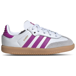 Baby Schuhe - adidas Samba OG - White-Purple-Brown