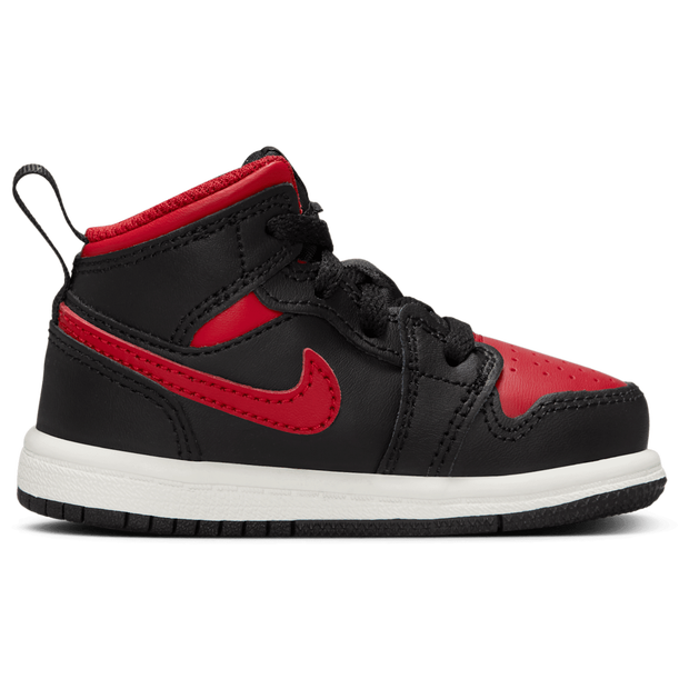Image of Jordan Aj1 Mid unisex Scarpe - Nero - Cuoio - Foot Locker035