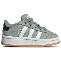 Bebés Zapatillas - adidas Campus - Silver Green-White-Gum 2