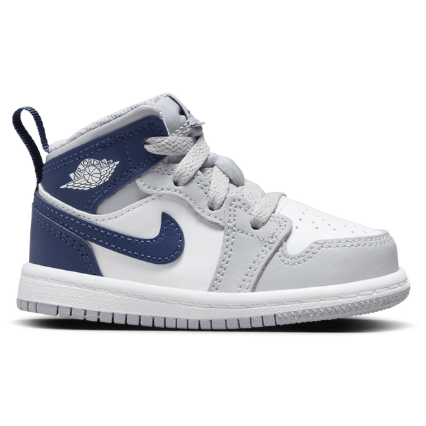 Air Jordan 1 Mid TD 'Wolf Grey Midnight Navy' - DQ8425-104