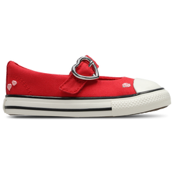 Baby Shoes - Converse Ctas Dainty Mary Jane Low - Red-Lt Jellyfish Jitter-Vintage White