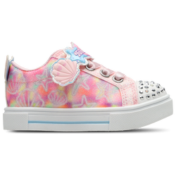 Baby Schuhe - Skechers Twinkle Toes - Light Pink Synthetic-Black