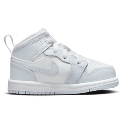 Baby Shoes - Jordan Aj1 Mid - Cobalt Bliss-White